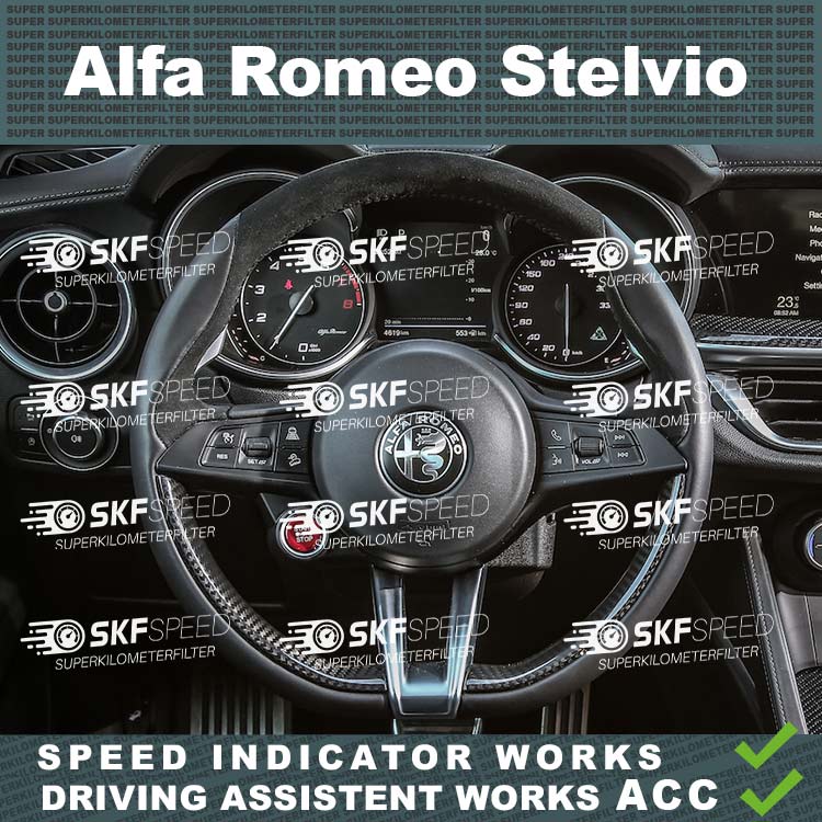 OFFT Auto Mülleimer für Alfa Romeo Giulia Stelvio, Tragbarer