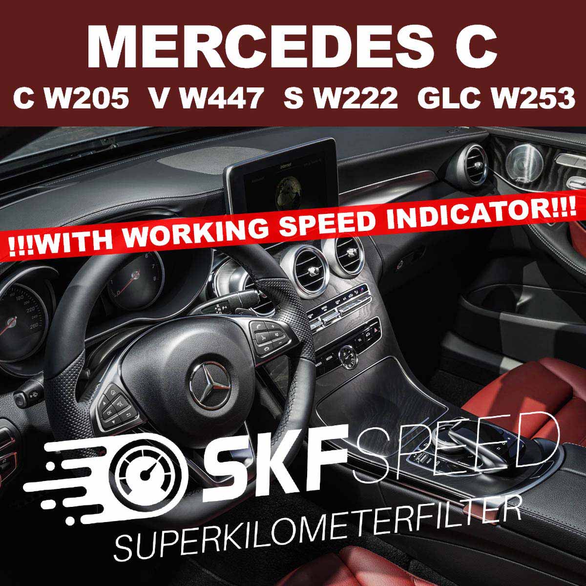 Mileage blocker for Mercedes GLC W253