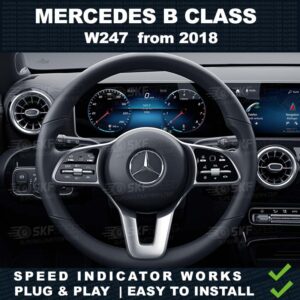 Mercedes B class w247 interior cockpit mileage blocker
