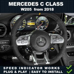 Mercedes C Class W205 interior tacho mileage filter