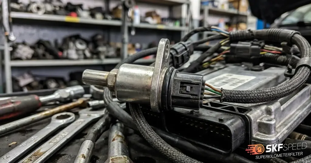 What is an odometer sensor and how does it work?